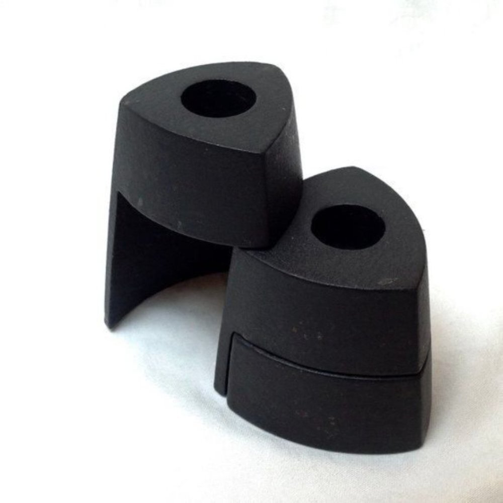 Tiered Candle Holder Metal Tower Home Decor Accent Black Fall Christmas Holiday - Picture 5 of 6